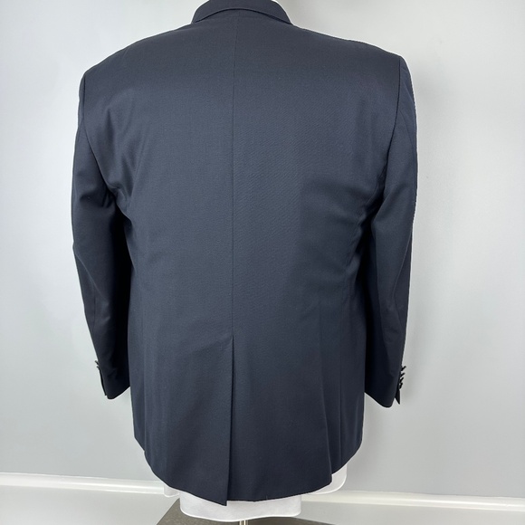 Michael Kors Men's 48R Navy Blue Blazer Wool - Picture 5 of 9